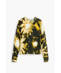 Sunflower graphic crew neck sweater / サンフラワーグラフィッククルーネックセーター
