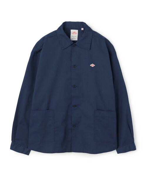 DANTON(ダントン)の「Men's T/C Twill Long Sleeve Shirt(シャツ/ブラウス・メンズ・ブルー/オリーブ/グレー/ブラック・44/40/42/38)」の4枚目の写真