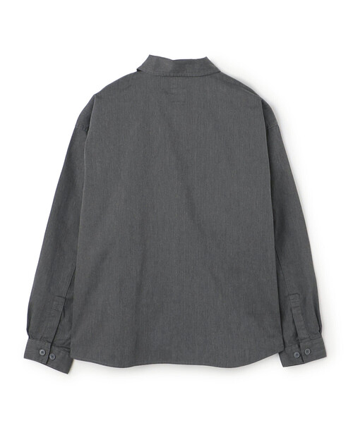 DANTON(ダントン)の「Men's T/C Twill Long Sleeve Shirt(シャツ/ブラウス・メンズ・ブルー/オリーブ/グレー/ブラック・44/40/42/38)」の8枚目の写真