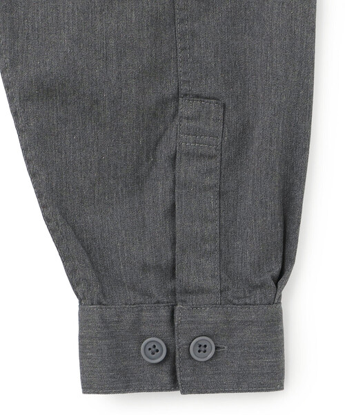 DANTON(ダントン)の「Men's T/C Twill Long Sleeve Shirt(シャツ/ブラウス・メンズ・ブルー/オリーブ/グレー/ブラック・44/40/42/38)」の6枚目の写真