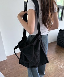 4INT.（フォイント）の「コットンビッグ ショルダー / クロス バッグ（ショルダーバッグ）」