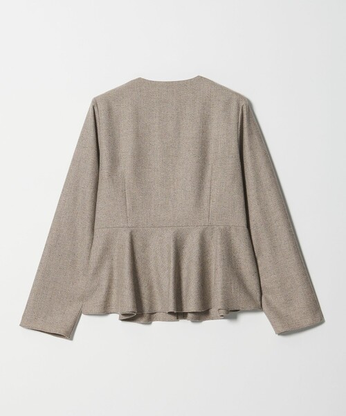 Steven Alan(スティーブンアラン)の「<Steven Alan>ツイードライク ペプラム ブラウス(シャツ/ブラウス・レディース・ベージュ/ダークブラウン・M/S)」の8枚目の写真