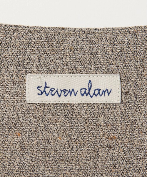 Steven Alan(スティーブンアラン)の「<Steven Alan>ツイードライク ペプラム ブラウス(シャツ/ブラウス・レディース・ベージュ/ダークブラウン・M/S)」の13枚目の写真