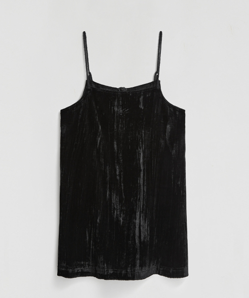 LMOOD WOMEN（エルムード ウーマン）の「BELLE ベルベット キャミソール ブラック（Tシャツ/カットソー・レディース・その他・FREE）」の2枚目の写真