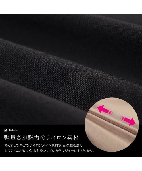 GOLDJAPAN(ゴールドジャパン)の「裾フリルZIPパーカー【大きいサイズ対応】(パーカー・レディース・グレイッシュベージュ/ブラック・4L/3L/5L/LL)」の6枚目の写真