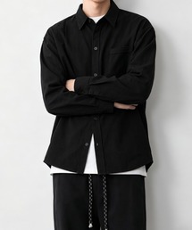 メンズ長袖シャツ綿麻風トップス韓国風秋服
