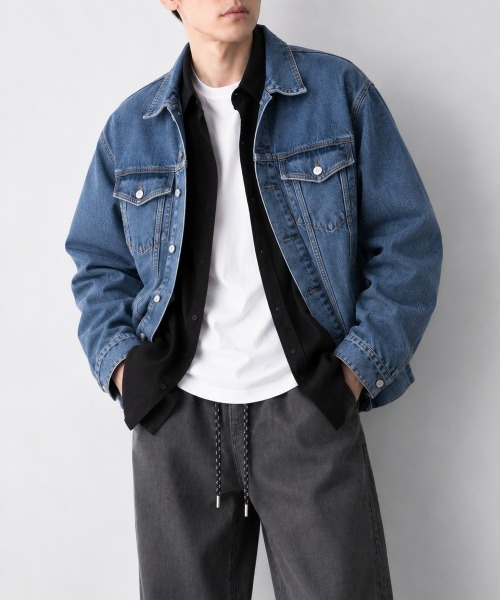AsaAura(アサオーラ)の「メンズ長袖シャツ綿麻風トップス韓国風秋服(シャツ/ブラウス・メンズ・ライトブルー/ホワイト/ベージュ/ブラック/ダークグレー・FREE)」の16枚目の写真