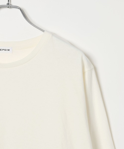 LEPSIM(レプシィム)の「異素材ヘムドッキングプルオーバー 1080842(Tシャツ/カットソー・レディース・アイボリー/ブラック/カーキ・FREE)」の17枚目の写真