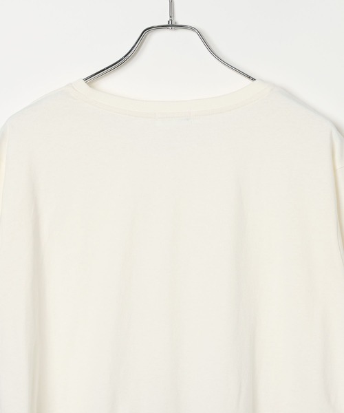 LEPSIM(レプシィム)の「異素材ヘムドッキングプルオーバー 1080842(Tシャツ/カットソー・レディース・アイボリー/ブラック/カーキ・FREE)」の14枚目の写真