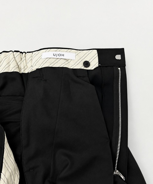 UJOH(ウジョー)の「【UJOH HOMME】別注 Wide 2 Tuck PNT(その他パンツ・メンズ・ブラック/ブラウン・4/5)」の8枚目の写真