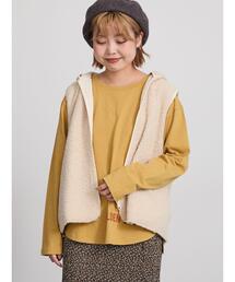 リバーシブルボアベスト