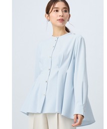 AOYAMA（アオヤマ）の「タックぺプラムブラウス【長袖】（シャツ/ブラウス）」