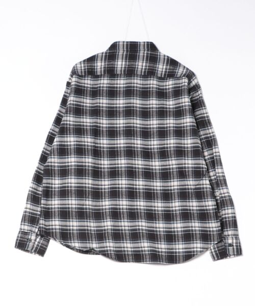 DANTON（ダントン）の「Men's Flannel Check Regular Collar Shirt（シャツ/ブラウス・メンズ・ブラック系その他/ブルー系その他・40/38/42/44）」の3枚目の写真