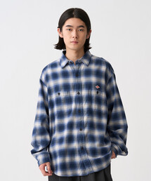 Men's Flannel Check Regular Collar Shirt