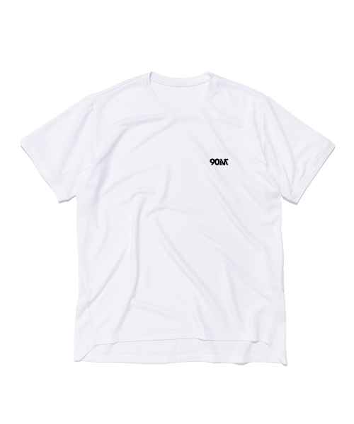 NINETYMINUTES（ナインティーミニッツ）の「[AIR STREAM] ESSENTIALS パフォーマンス ロゴ入り半袖Tシャツ（ホワイト）（Tシャツ/カットソー・メンズ・その他・MEDIUM/LARGE/X-LARGE/XX-LARGE/XXX-LARGE）」の2枚目の写真