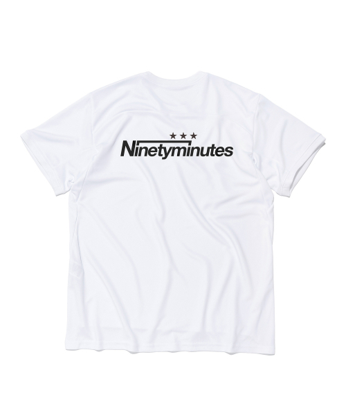 NINETYMINUTES（ナインティーミニッツ）の「[AIR STREAM] ESSENTIALS パフォーマンス ロゴ入り半袖Tシャツ（ホワイト）（Tシャツ/カットソー・メンズ・その他・MEDIUM/LARGE/X-LARGE/XX-LARGE/XXX-LARGE）」の3枚目の写真