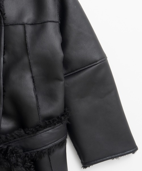 PRANK PROJECT(プランクプロジェクト)の「【2026Winter Pre-Order】リバーシブルフードボアコート / Reversible Hooded Boa Coat(その他アウター・レディース・グレー/ブラック/ホワイト・FREE)」の16枚目の写真