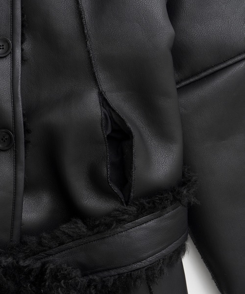 PRANK PROJECT(プランクプロジェクト)の「【2026Winter Pre-Order】リバーシブルフードボアコート / Reversible Hooded Boa Coat(その他アウター・レディース・グレー/ブラック/ホワイト・FREE)」の15枚目の写真