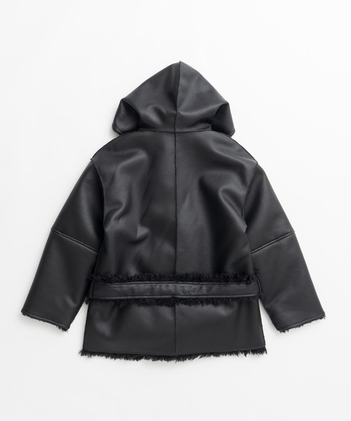 PRANK PROJECT(プランクプロジェクト)の「【2026Winter Pre-Order】リバーシブルフードボアコート / Reversible Hooded Boa Coat(その他アウター・レディース・グレー/ブラック/ホワイト・FREE)」の10枚目の写真