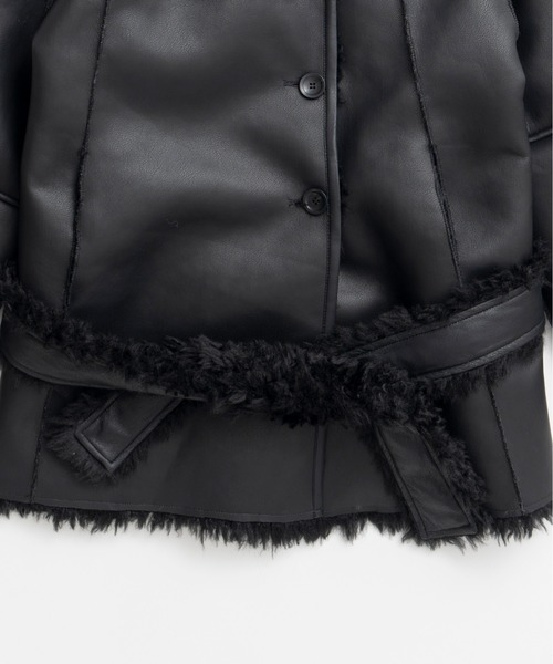 PRANK PROJECT(プランクプロジェクト)の「【2026Winter Pre-Order】リバーシブルフードボアコート / Reversible Hooded Boa Coat(その他アウター・レディース・グレー/ブラック/ホワイト・FREE)」の14枚目の写真