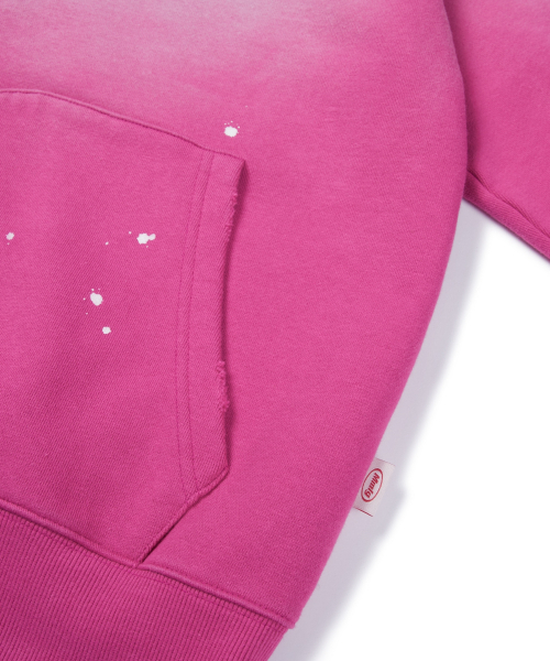 MMLG(エムエムエルジー)の「DYED WORKSHOP HOOD ZIPUP (PINK)(パーカー・レディース・その他・SMALL/MEDIUM/LARGE/X-LARGE)」の6枚目の写真