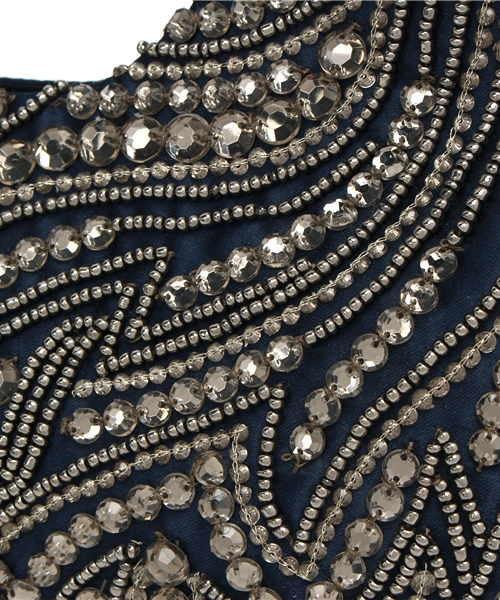 NOLLEY’S(ノーリーズ)の「【ANAN'S/アナンズ】 抜き手ビーズ刺繍クラッチバッグ(クラッチバッグ・レディース・ネイビー/シャンパン・FREE)」の6枚目の写真