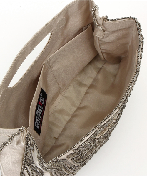 NOLLEY’S(ノーリーズ)の「【ANAN'S/アナンズ】 抜き手ビーズ刺繍クラッチバッグ(クラッチバッグ・レディース・ネイビー/シャンパン・FREE)」の7枚目の写真