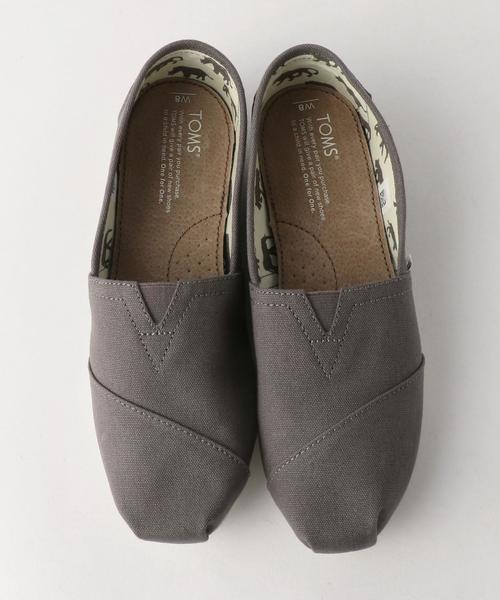 TOMS（トムス）の「＜TOMS＞ORIGINAL CLASSIC スリッポン◆（スリッポン・レディース・オフホワイト/ブラック/グレー・8/6/5h/7/7h/6h）」の4枚目の写真
