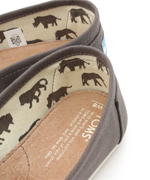 TOMS（トムス）の「＜TOMS＞ORIGINAL CLASSIC スリッポン◆（スリッポン・レディース・オフホワイト/ブラック/グレー・8/6/5h/7/7h/6h）」の15枚目の写真