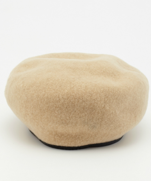 SLY（スライ）の「WOOLパイピングベレー帽（キャップ・レディース・ベージュ/オレンジ/ブラック/トップグレー・FREE）」の3枚目の写真