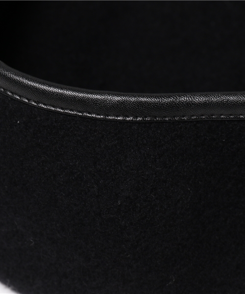 SLY（スライ）の「WOOLパイピングベレー帽（キャップ・レディース・ベージュ/オレンジ/ブラック/トップグレー・FREE）」の8枚目の写真