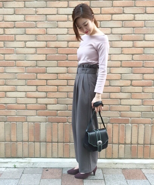 mystic(ミスティック)の「オフショルティー(Tシャツ/カットソー・レディース・ブラック/ネイビー/ライトグレー/ピンク/レッド・フリ-)」の20枚目の写真