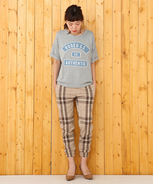 RODEO CROWNS WIDE BOWL | チェック ライト プロポーション パンツ(その他パンツ)