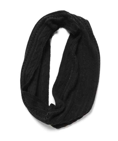 SHIPS JET BLUE（シップスジェットブルー）の「SHIPS JET BLUE: ケーブルスヌード 16FW（ストール/ショール・メンズ・ネイビー/ブラック/ブラウン/レッド・ONE SIZE）」の5枚目の写真