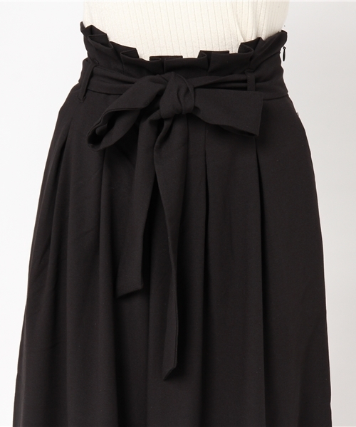 mysty woman（ミスティウーマン）の「ジョーゼットワイドパンツ（その他パンツ・レディース・ブラック/ピンクベージュ/オフホワイト・FREE）」の7枚目の写真