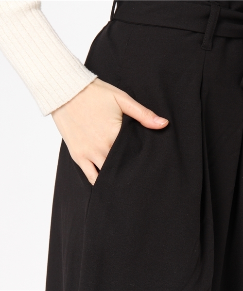 mysty woman（ミスティウーマン）の「ジョーゼットワイドパンツ（その他パンツ・レディース・ブラック/ピンクベージュ/オフホワイト・FREE）」の9枚目の写真