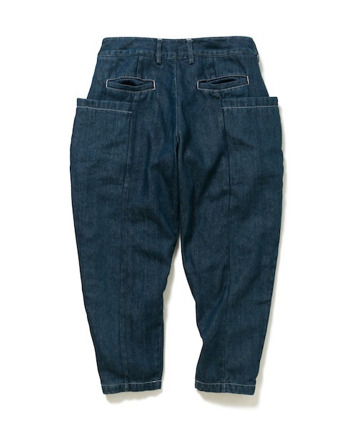 rehacer（レアセル）の「rehacer : Big Pocket Hemp Denim PT / ビッグ ポケット ヘンプ デニム パンツ（デニムパンツ・メンズ・インディゴブルー・MEDIUM/SMALL/LARGE）」の2枚目の写真