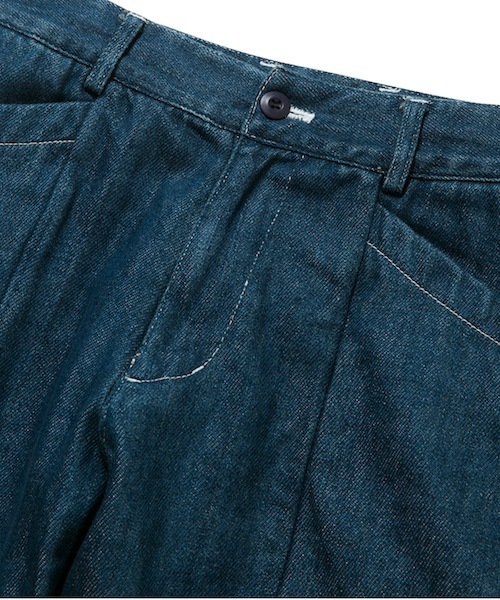 rehacer（レアセル）の「rehacer : Big Pocket Hemp Denim PT / ビッグ ポケット ヘンプ デニム パンツ（デニムパンツ・メンズ・インディゴブルー・MEDIUM/SMALL/LARGE）」の3枚目の写真