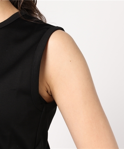 CINOH（チノ）の「【CINOH】STANDARD SLEEVELESS PULLOVER（Tシャツ/カットソー・レディース・ホワイト/ブラック・38/36）」の3枚目の写真