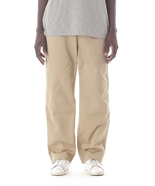DAILY STANDARD by SANDINISTA(デイリースタンダードバイサンディニスタ)の「B.C. Chino Pants - Wide / チノパンツ - ワイド(チノパンツ・メンズ・ブラック/オリーブ/ベージュ/ネイビー・30 inch/34inch/32inch)」の1枚目の写真
