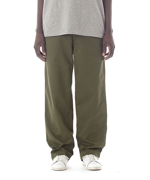 DAILY STANDARD by SANDINISTA(デイリースタンダードバイサンディニスタ)の「B.C. Chino Pants - Wide / チノパンツ - ワイド(チノパンツ・メンズ・ブラック/オリーブ/ベージュ/ネイビー・30 inch/34inch/32inch)」の4枚目の写真