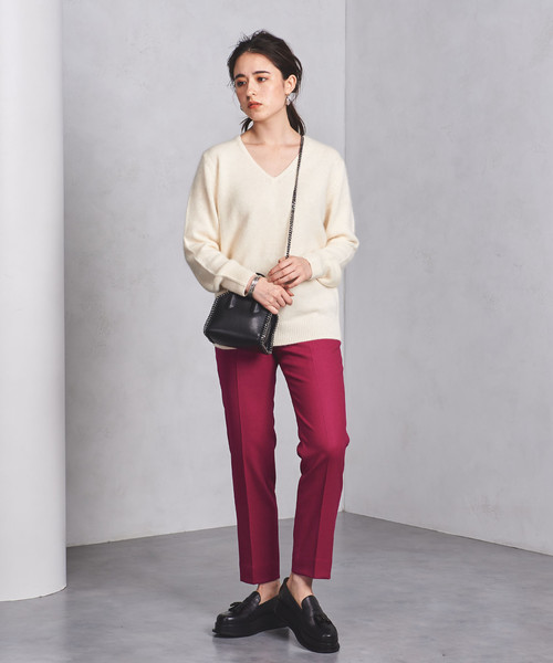 UNITED ARROWS(ユナイテッドアローズ)の「○UBCB サキソニー スリムパンツ 17FW◆(その他パンツ・レディース・ピンク/ロイヤルブルー/コバルトブルー/ブラック/グレー/オフホワイト・40/36/34/38)」の18枚目の写真