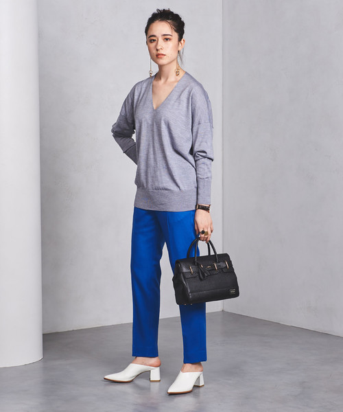 UNITED ARROWS(ユナイテッドアローズ)の「○UBCB サキソニー スリムパンツ 17FW◆(その他パンツ・レディース・ピンク/ロイヤルブルー/コバルトブルー/ブラック/グレー/オフホワイト・40/36/34/38)」の9枚目の写真