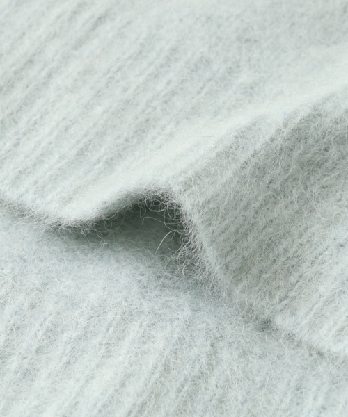 URBAN RESEARCH（アーバンリサーチ）の「ラクーンVネックニットワンピース（ワンピース・レディース・ライトグレー/ミント・FREE）」の16枚目の写真