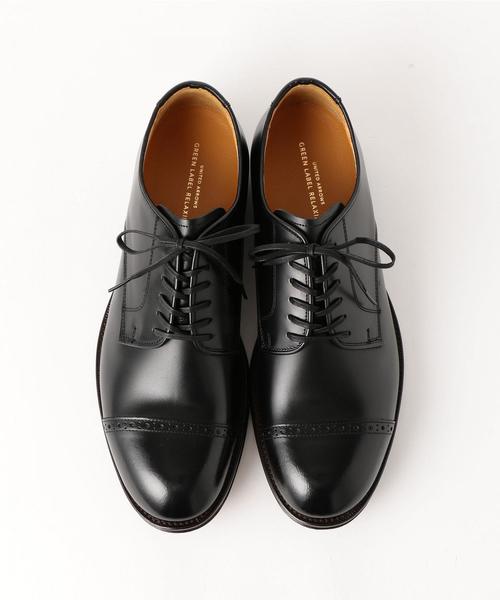 green label relaxing（グリーンレーベルリラクシング）の「6EYE ストレートチップ BLUCHERN シューズ（ドレスシューズ・メンズ・モカ/ブラック・8/7h/7/8h/9）」の10枚目の写真