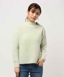 Te chichi | モヘヤ混ガーターリブボートプルオーバー(ニット/セーター)