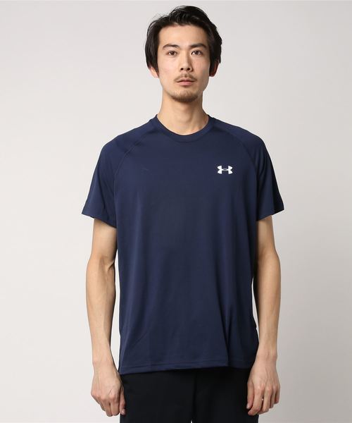 UNDER ARMOUR（アンダーアーマー）の「アンダーアーマー 半袖機能Tシャツ UA Tech SS Tee 1228539（Tシャツ/カットソー・メンズ・ホワイト/ブラック/ネイビー/グレー/ブルー/レッド・S/M/L/LL/3L）」の4枚目の写真