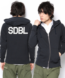 BEAMS | S/DOUBLE / JEFF LIGHT SWEAT ZIP HOODY(パーカー)