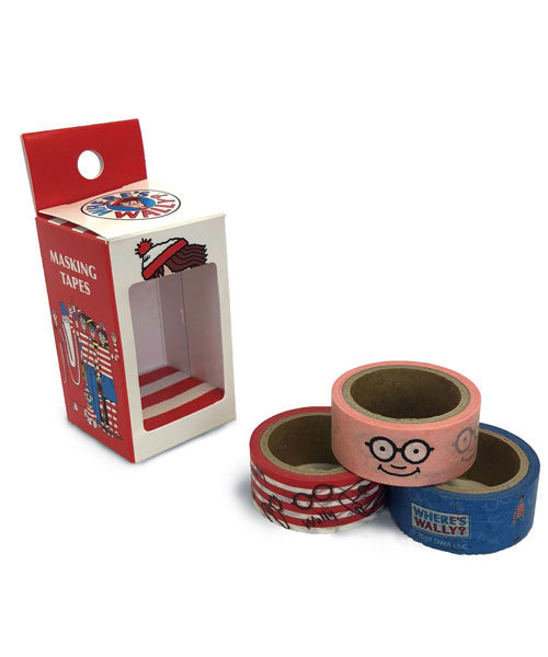 entre square（アントレスクエアー）の「ウォーリーをさがせ！/マスキングテープ ウォーリー（ステッカー/テープ・レディース・カラフル・ONE SIZE）」の4枚目の写真