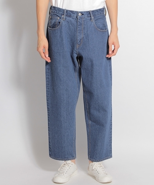 niko and...（ニコアンド）の「ワイドテーパードデニムパンツ（デニムパンツ・メンズ・ネイビー/ブルー・MEDIUM/LARGE）」の11枚目の写真